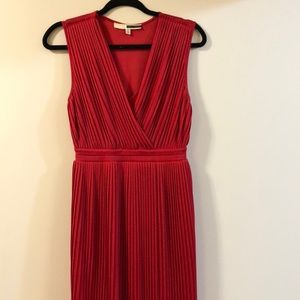 Tracy Reese/Anthropologie Pleated Red dress